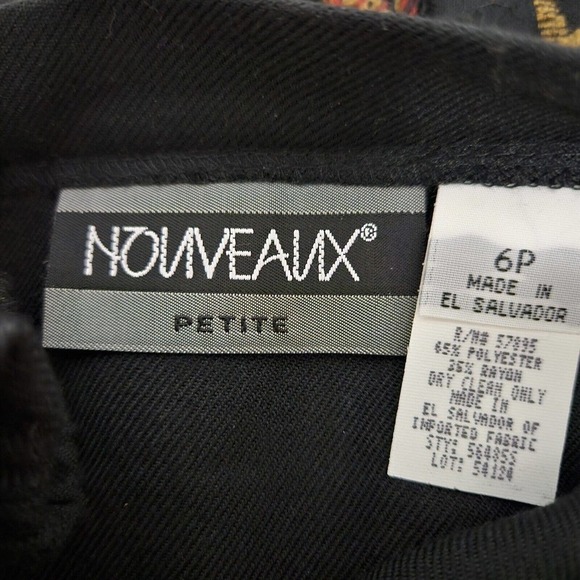 Women's Vintage Southwest Style Fringe Faux Wrap Skirt Size 6P - Picture 7 of 8